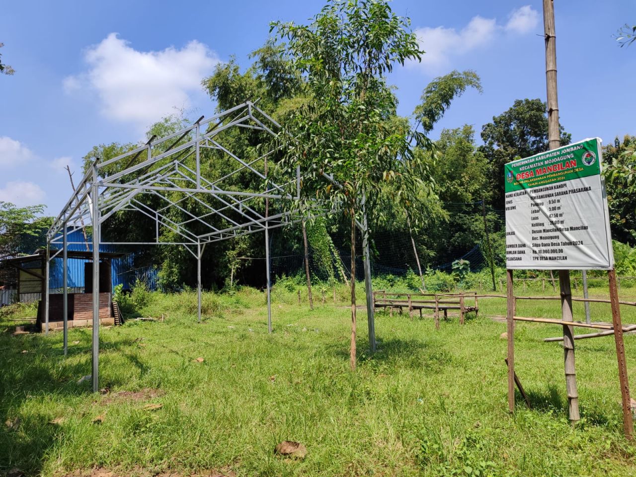 Silpa Dana Desa untuk Pengerjaan Tempat Parkir di Mancilan Jombang, BPD: Salahi Aturan