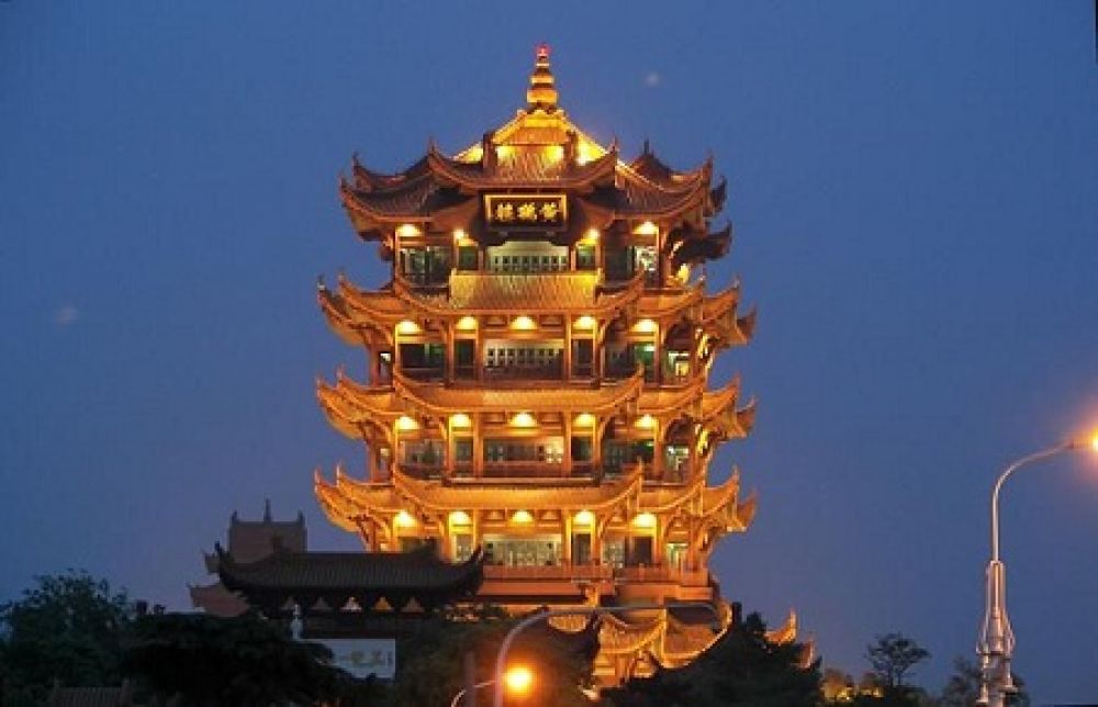 Yellow Crane Tower, Pagoda dengan Pemandangan Surga